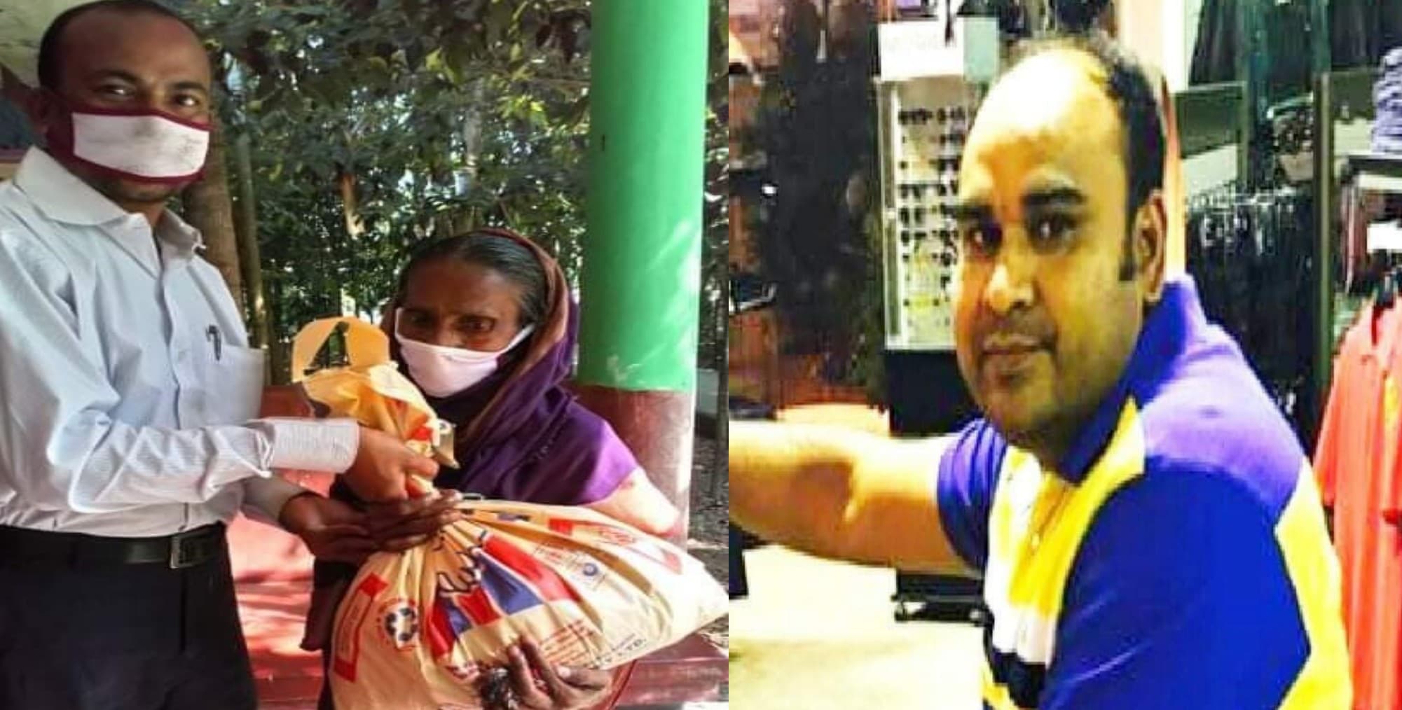হাজী মো শহিদুল ইসলাম এর সহায়তায়  পাঁচশত পরিবারের বাড়ি বাড়ি গিয়ে খাদ্য সামগ্রী বিতরণ