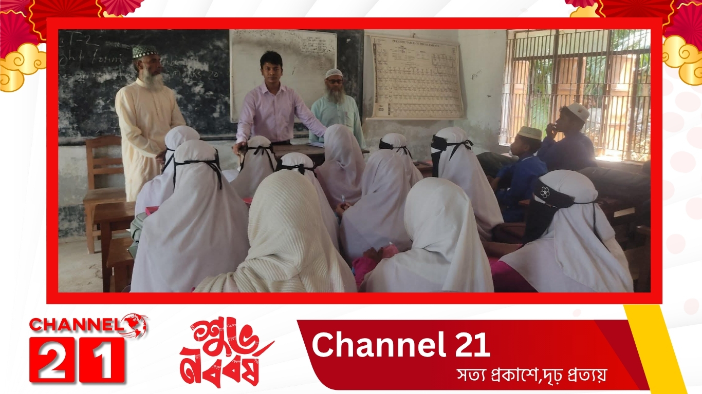 বাঁশিলা মাদরাসায় হঠাৎ পরিদর্শনে গিয়ে ক্লাস নিলেন নলডাঙ্গা ইউএনও আল এমরান খাঁন