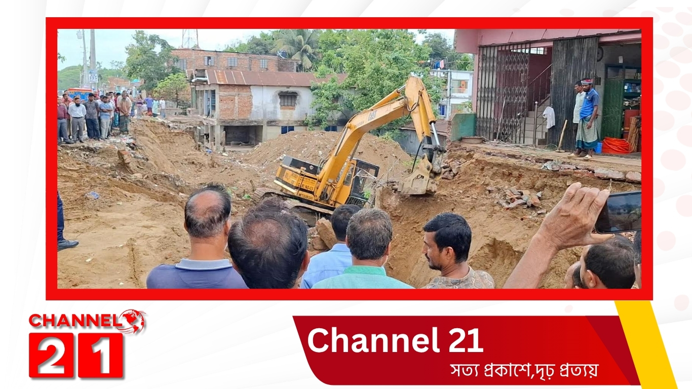 দুর্গাপুরে অবৈধ স্থাপনা উচ্ছেদে  আবারো প্রশাসনের অভিযান