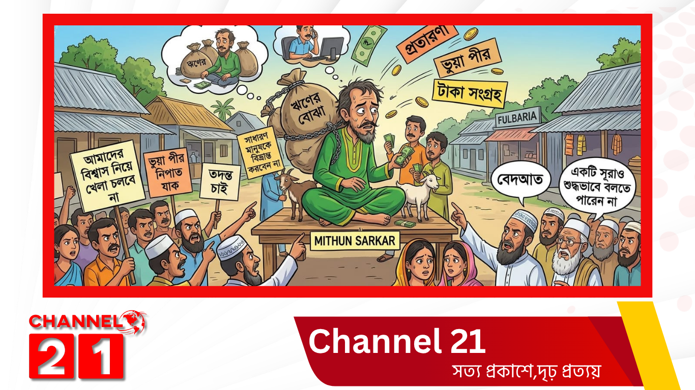ঋণের বোঝা এড়াতে ‘পীর’ সেজে প্রতারণার অভিযোগ, ফুলবাড়িয়ায় মিঠুন সরকারকে ঘিরে চাঞ্চল্য