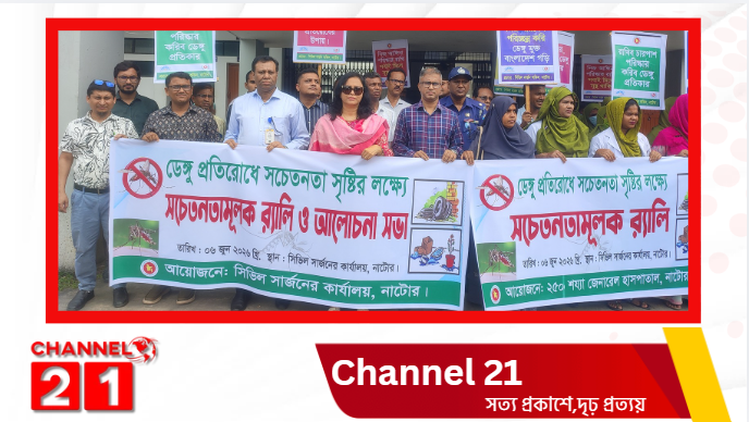 নাটোর ডেঙ্গু প্রতিরোধে সচেতনতা সভা অনুষ্ঠিত, সবাইকে সতর্ক থাকার আহ্বান