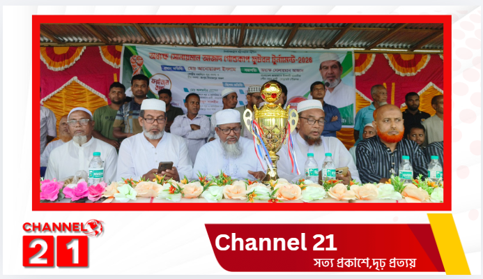 দিনাজপুরের ঘোড়াঘাটে সোলায়মান আজাদ ফুটবল গোল্ডকাপ টুর্নামেন্টের ফাইনাল খেলায় পাঁচবিবি মায়ের দোয়া দলকে ১-০ গোলে গোবিন্দগঞ্জ একাদশ দল চ্যাম্পিয়ন